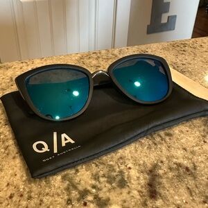 Quay Australia Blue Sunglasses